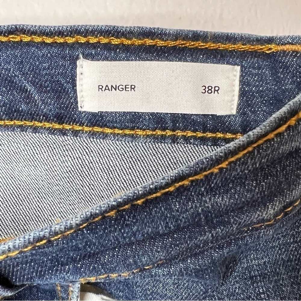 NEW Outland Ranger Slim Fit Medium Wash Tapered Men’s Jeans Sz 38 R - Picture 7 of 12